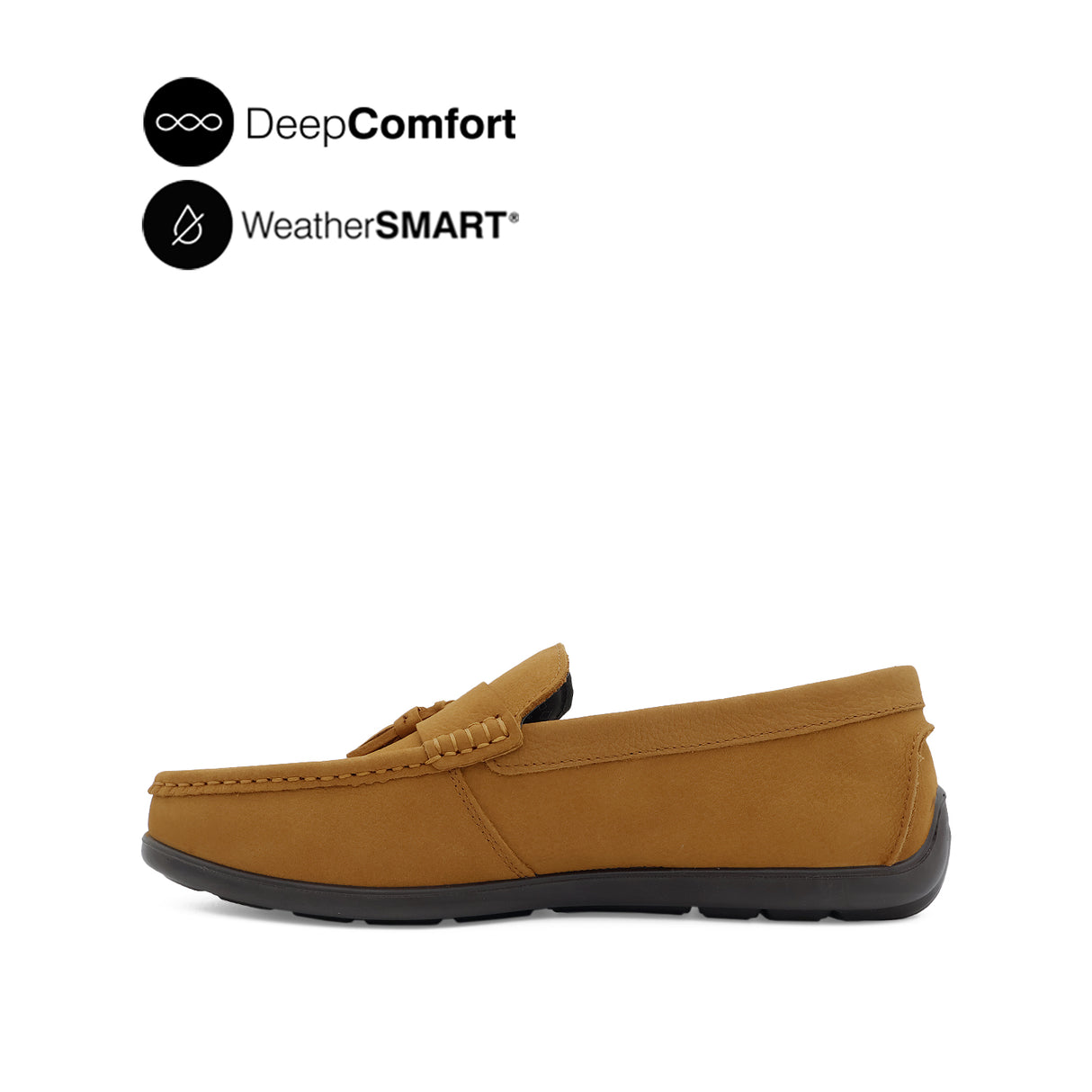 Salilor Slip On Tassel Men's Shoes - Tan Nubuck WP