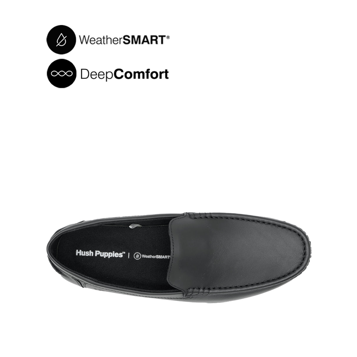 Sailor Venetian Men's Shoes - Black Leather WP