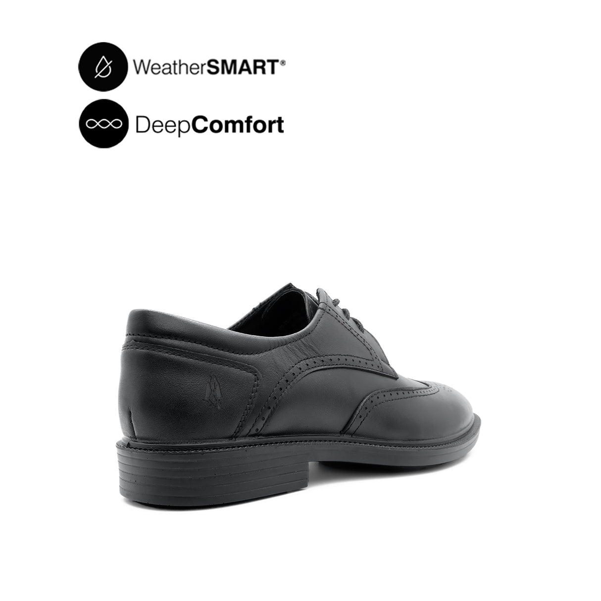 Ryder Lace Up WT Men's Shoes - Black Leather WP