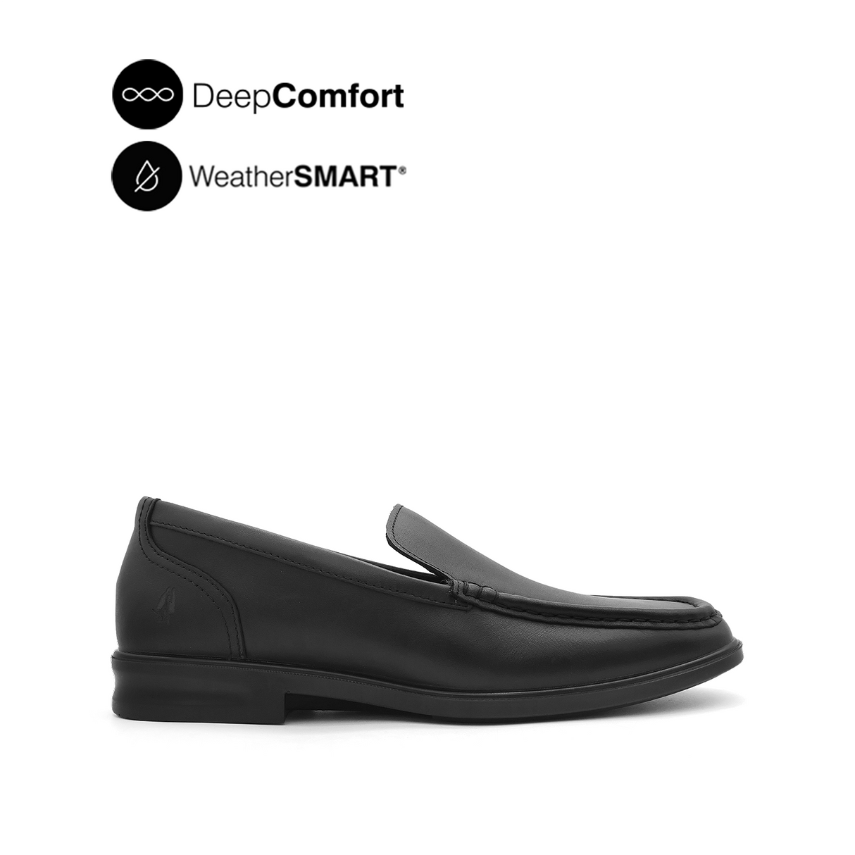 Pierre Slip On MT Men's Shoes - Black Leather WP