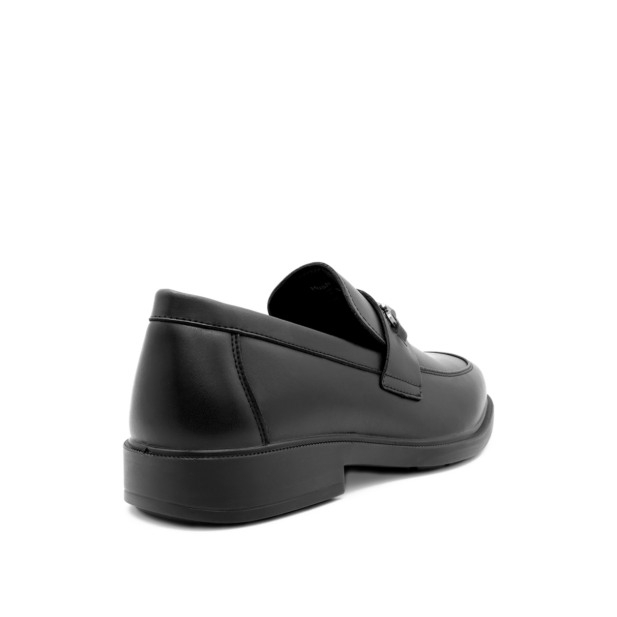 Teague Metal Bit Men's Shoes - Black Leather Hush Puppies Philippines