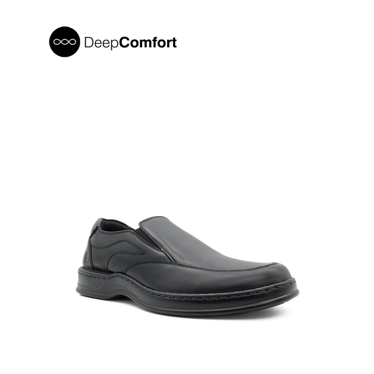 Rocco Slip On Men's Shoes - Black Leather
