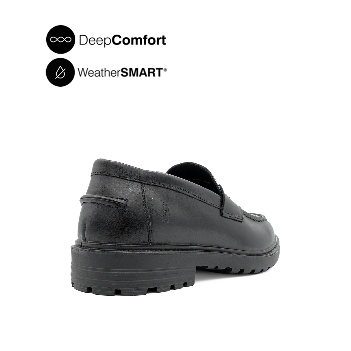 Napoleon Penny Men's Shoes -Black Leather Waterproof