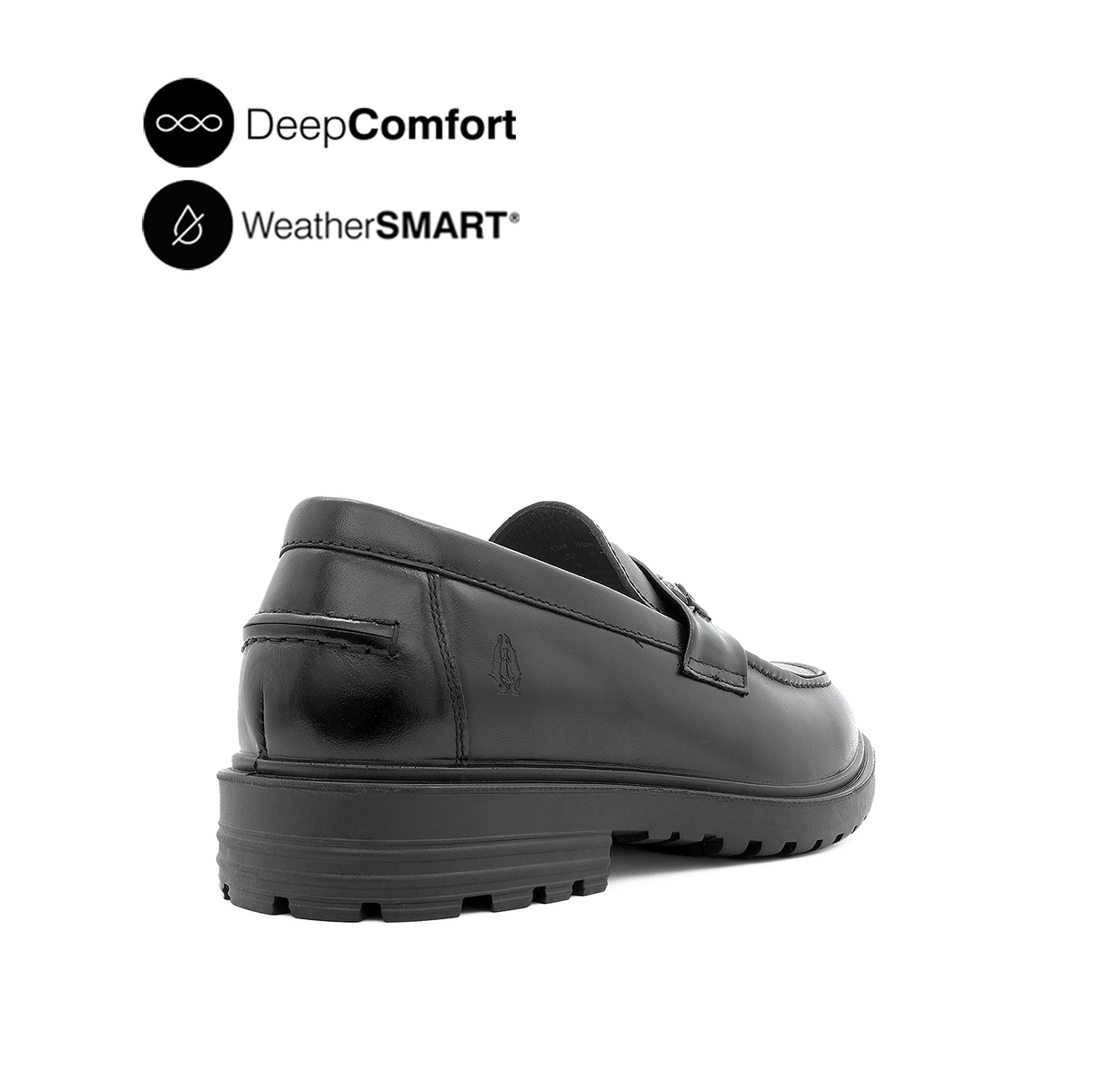 Napoleon Bit Men's Shoes -Black Leather Waterproof