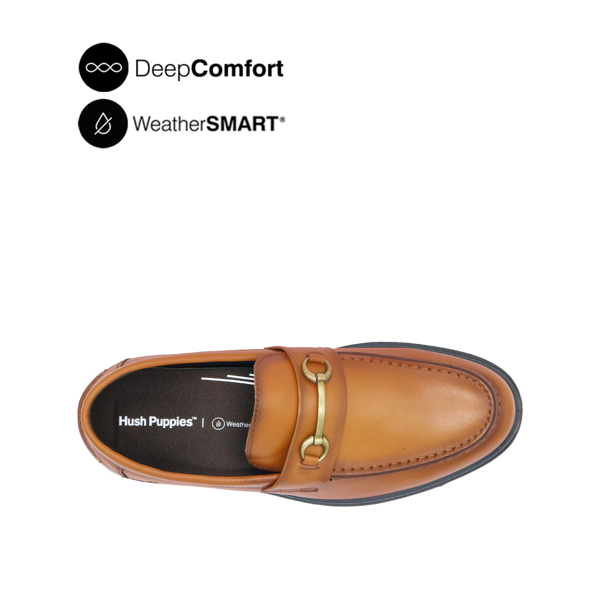 Napoleon Bit Men's Shoes -Tan Leather Waterproof