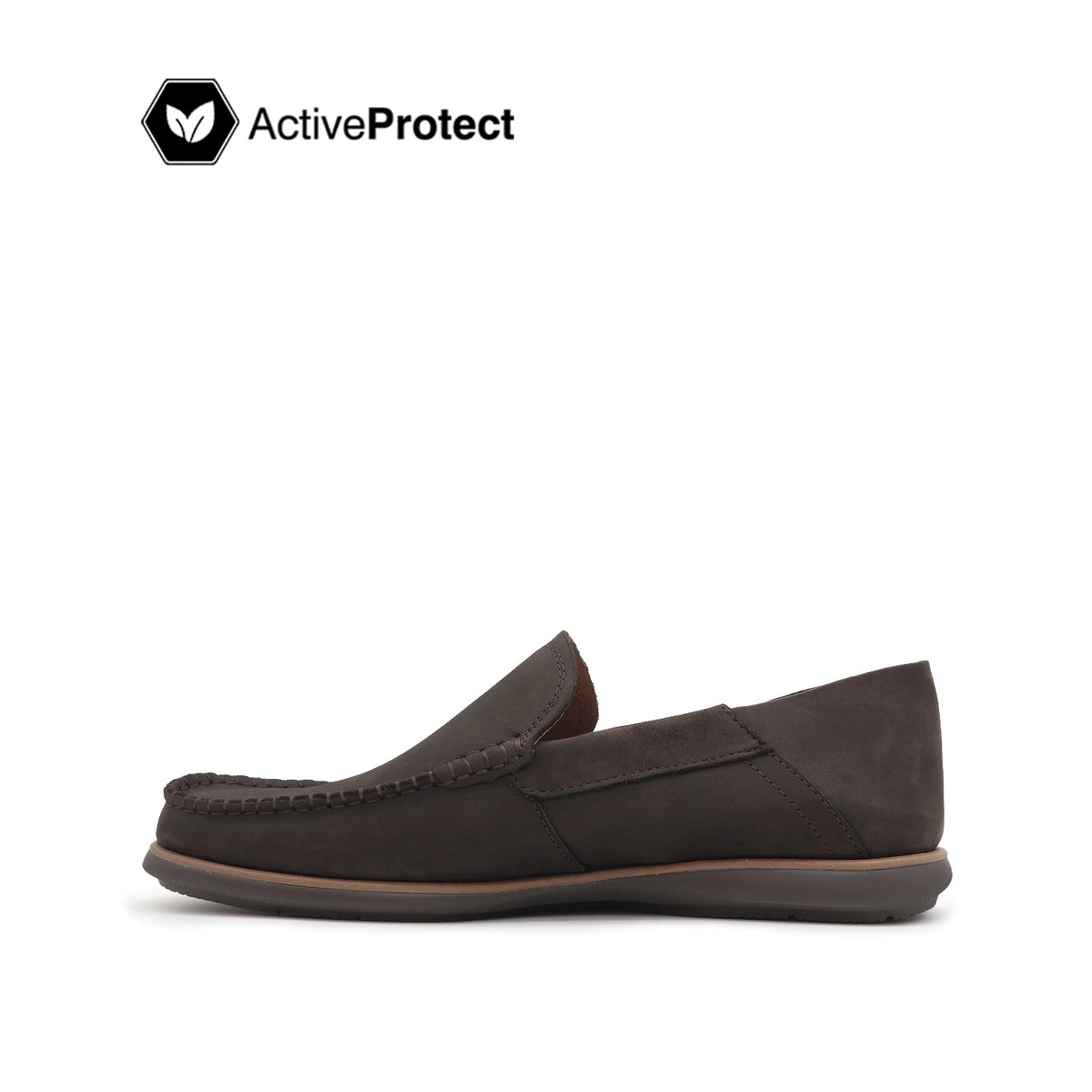 Nick Venetian Men's Shoes - Taupe Nubuck
