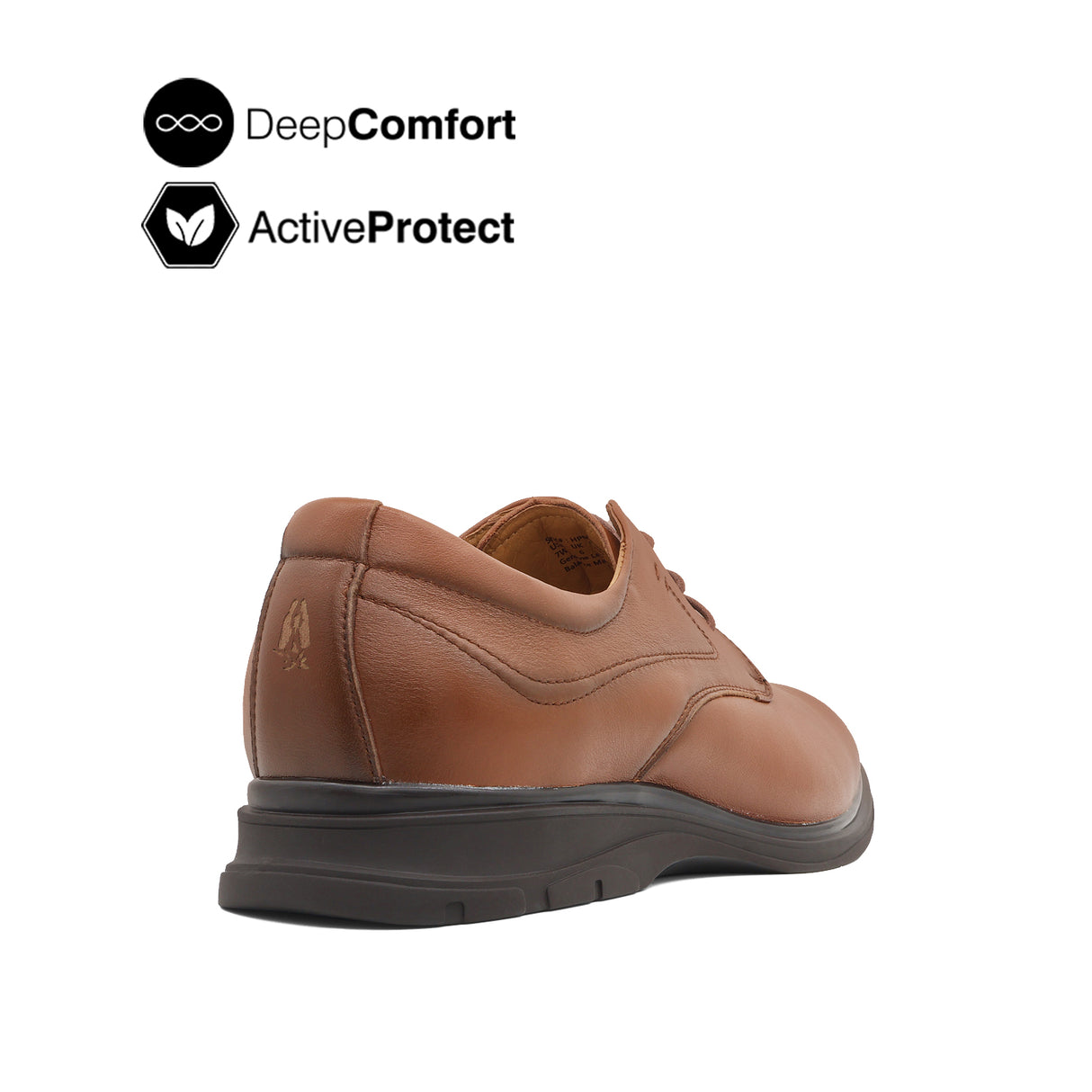 Nathan Lace Up Plain Toe Men's Shoes - Brown Leather