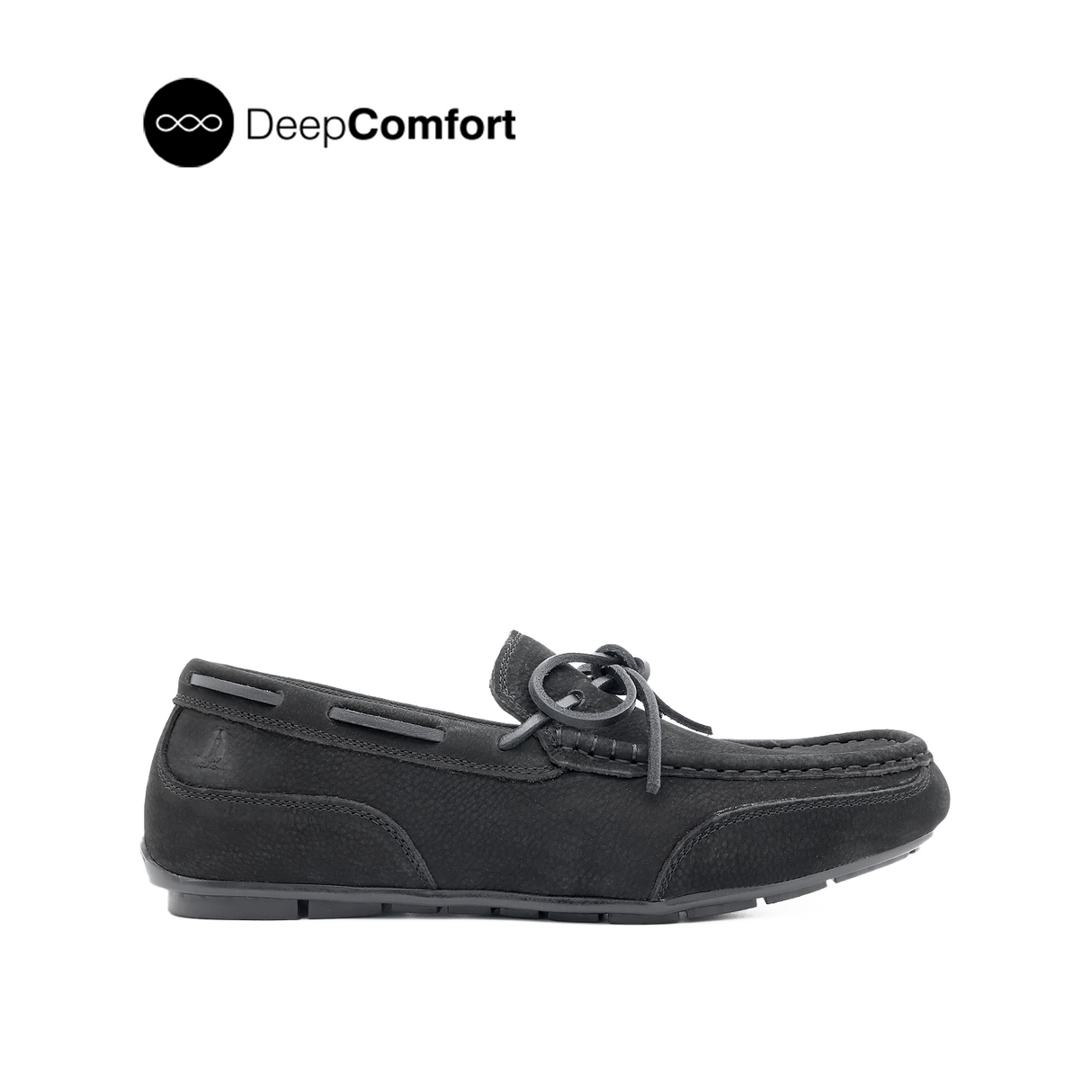 Nash Tassel Men's Shoes - Black Tumbled Nubuck
