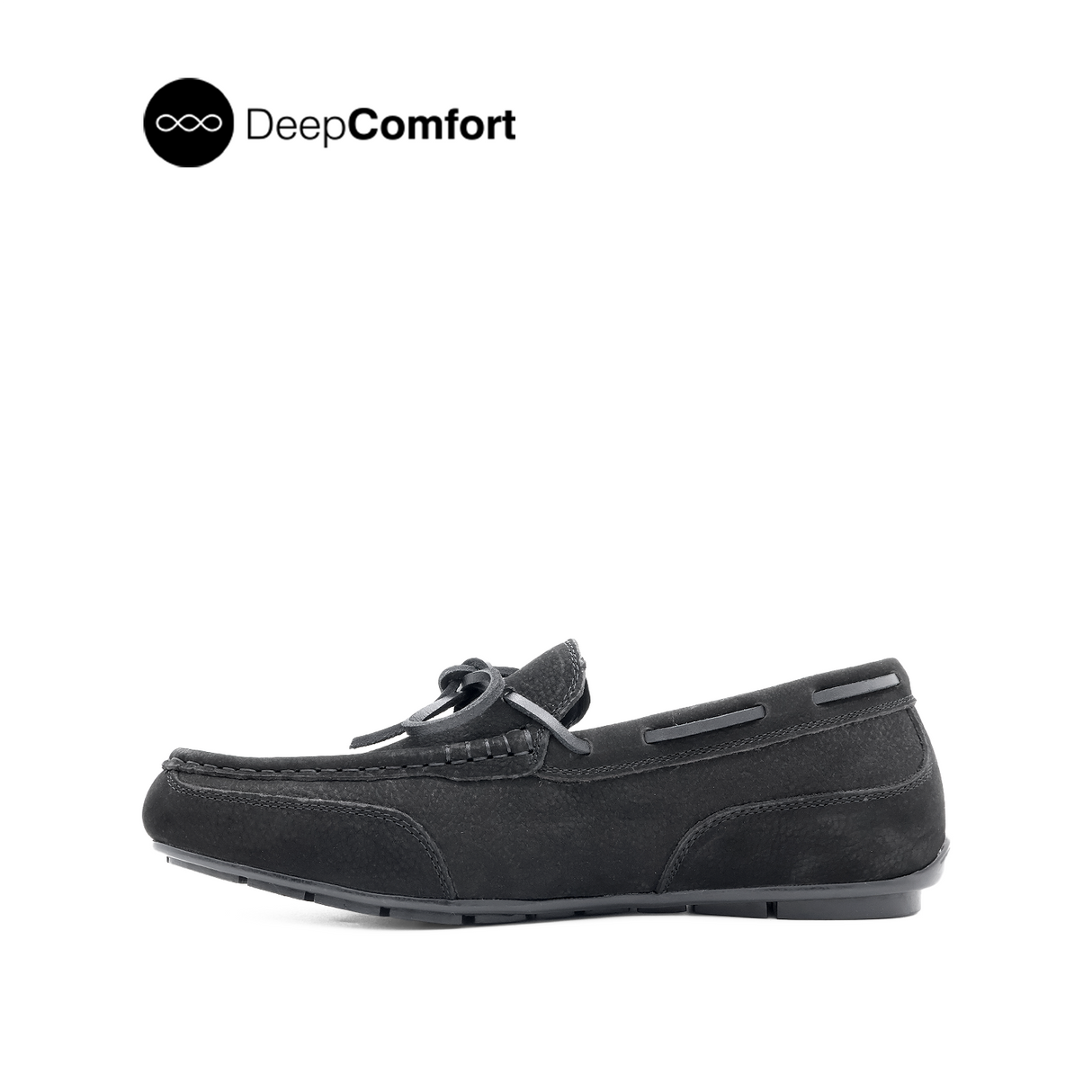 Nash Tassel Men's Shoes - Black Tumbled Nubuck