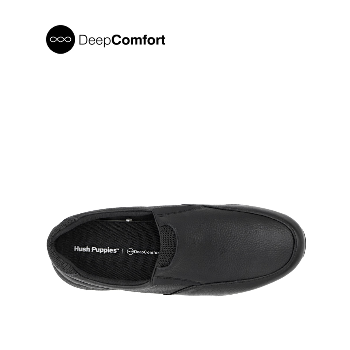 Neil Slip On Men's Shoes - Black Tumbled Leather
