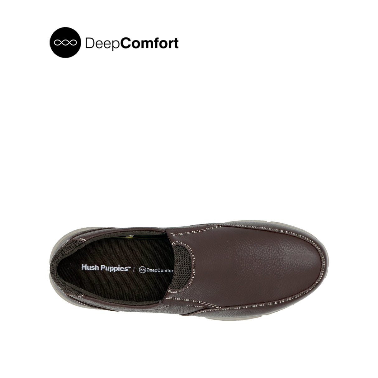 Neil Slip On Men's Shoes - Brown Tumbled Leather