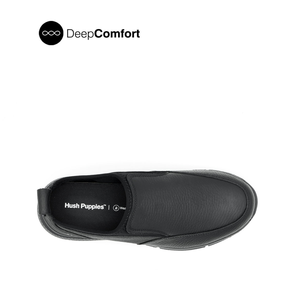 Neil Slip On Apron Toe Men's Shoes - Black Nubuck