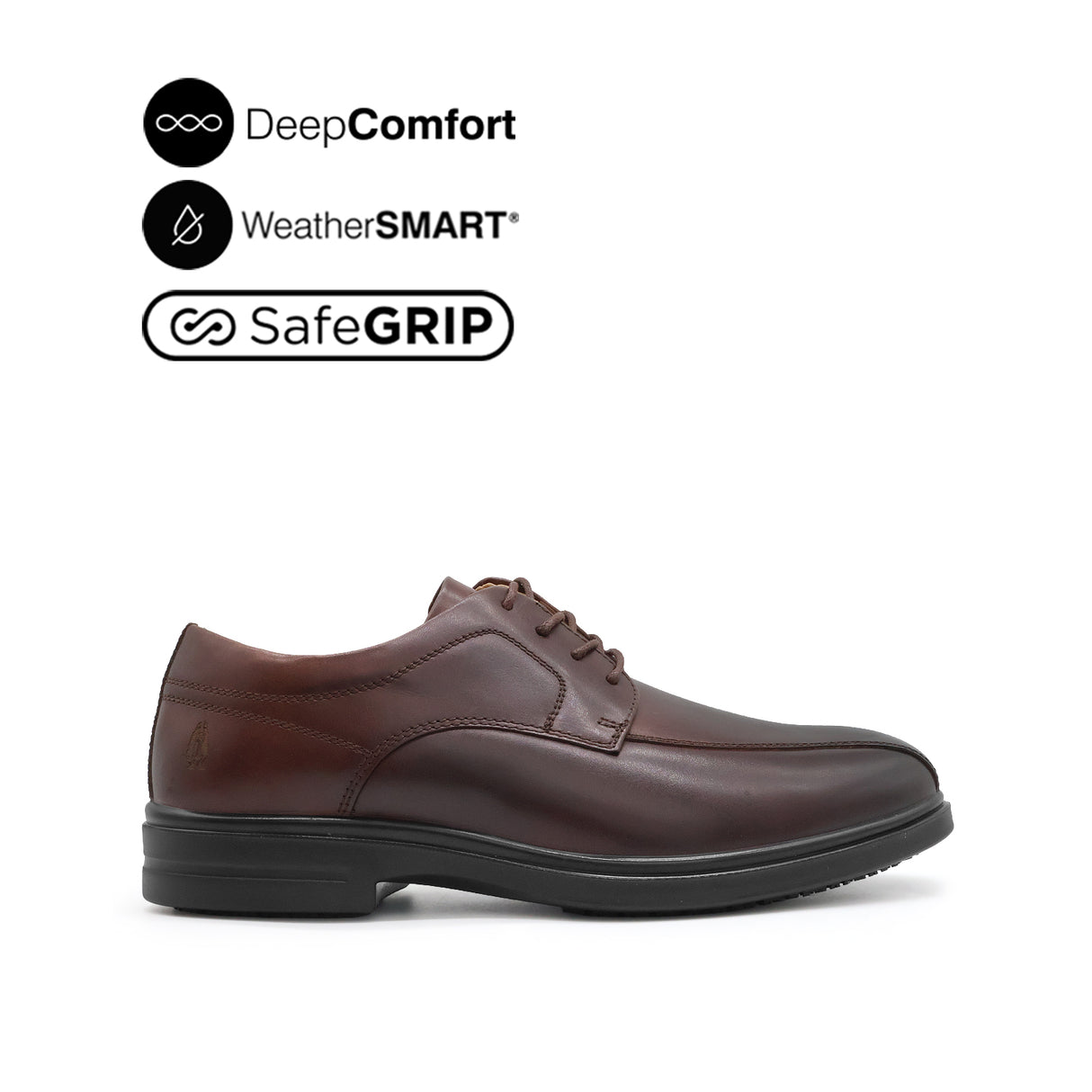 Jerry LU Bike Toe Men's Shoes - Brown Leather Waterproof