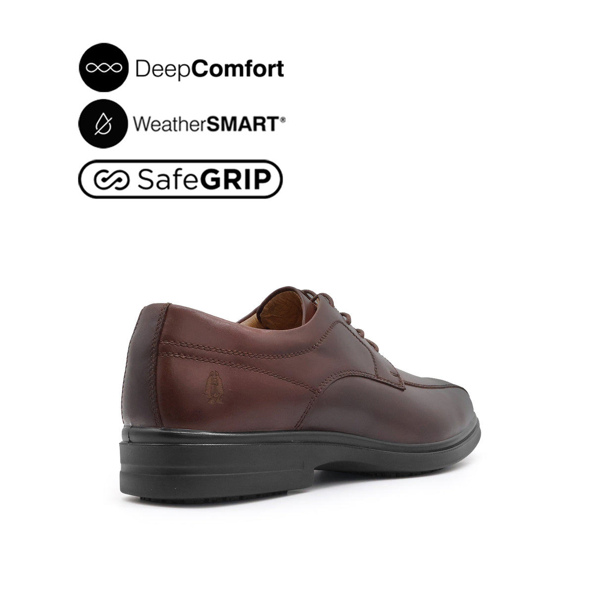 Jerry LU Bike Toe Men's Shoes - Brown Leather Waterproof
