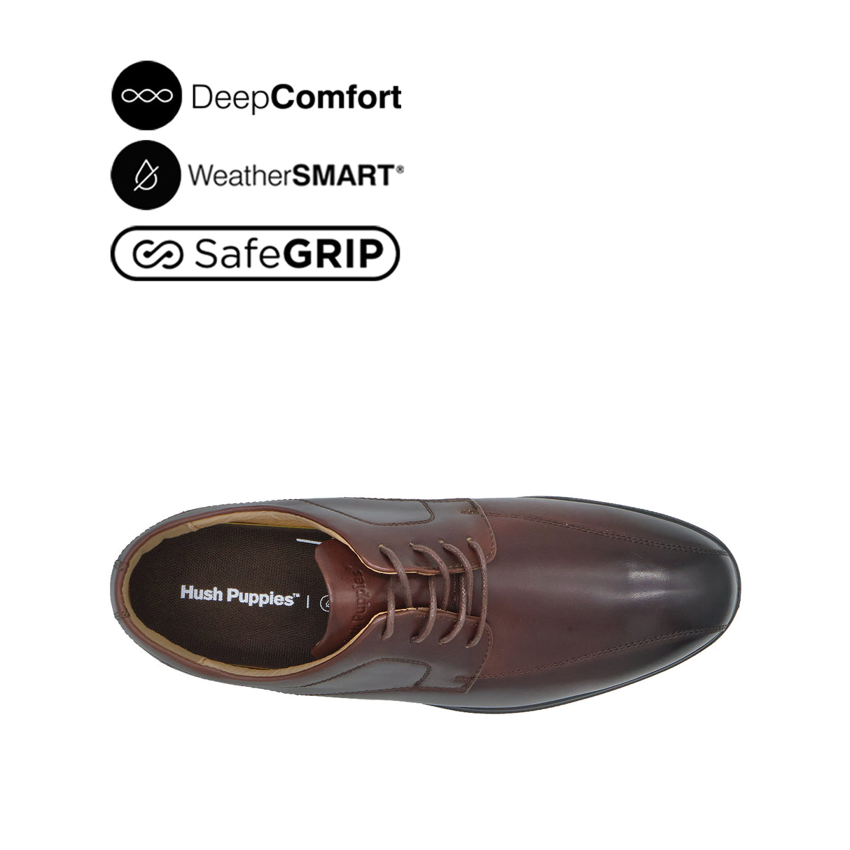 Jerry LU Bike Toe Men's Shoes - Brown Leather Waterproof