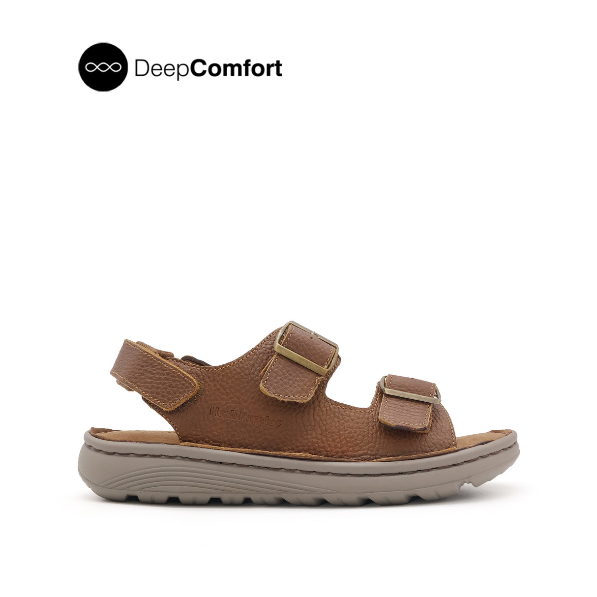 Kaiwalk Backstrap Men's Sandals - Tan Tumbled Leather