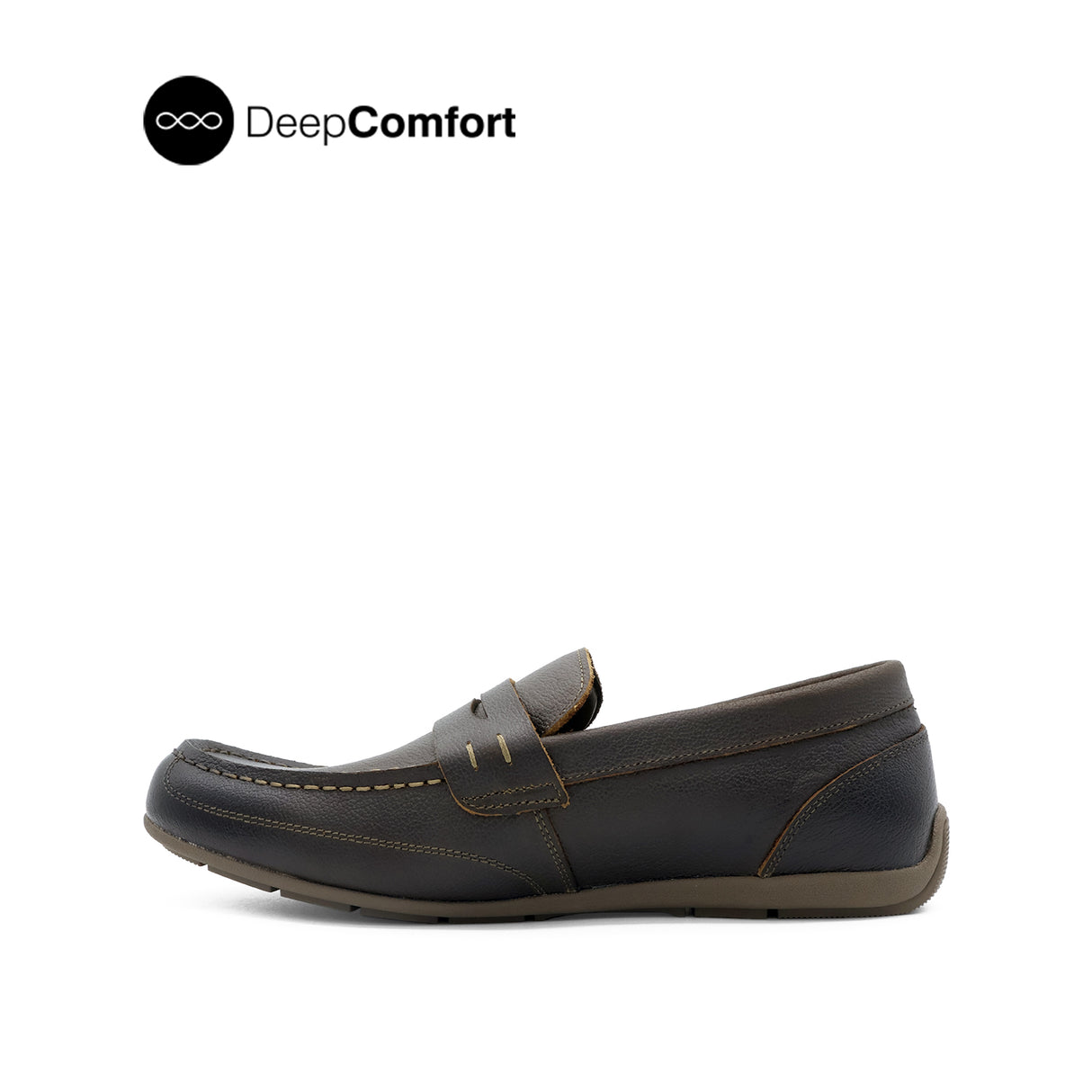 Raven Penny Men's Shoes - Olive Tumbled Leather