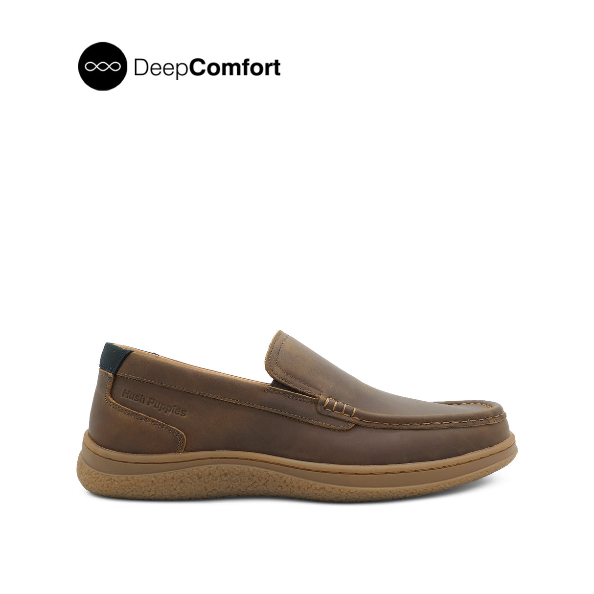 Russell Venetian Men's Shoes - Chestnut Brown Leather