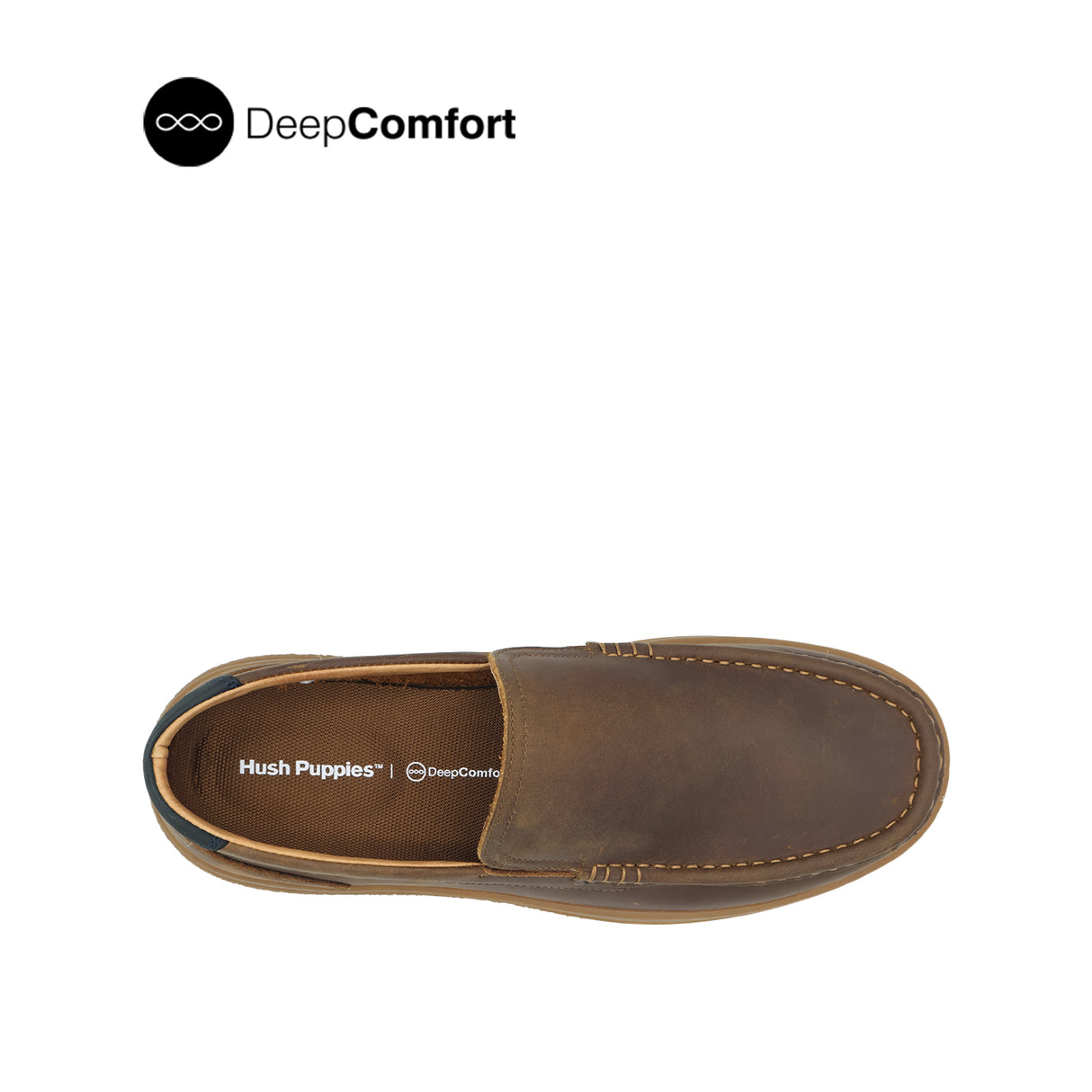 Russell Venetian Men's Shoes - Chestnut Brown Leather