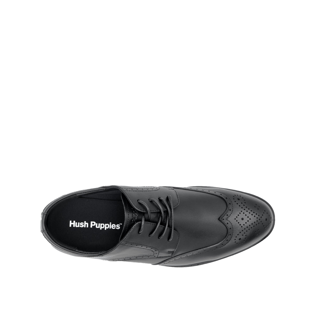 Samuel Wingtip Men's Shoes - Black Leather