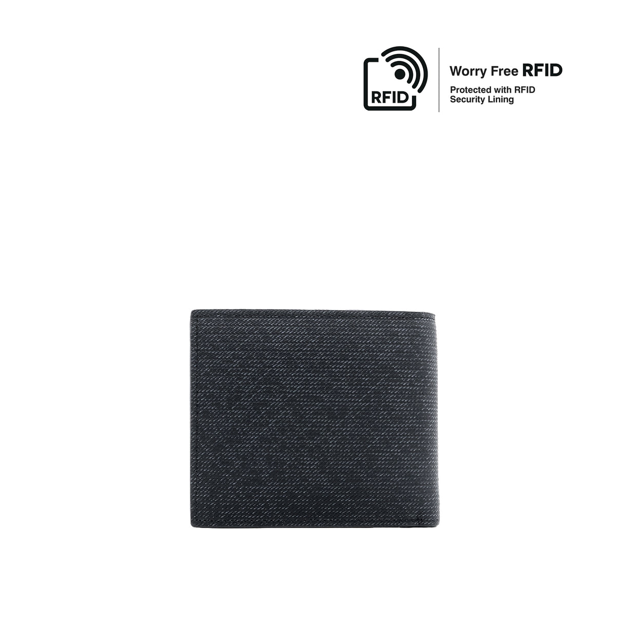 Cricket Short Wallet Flip Men's Wallet - Black