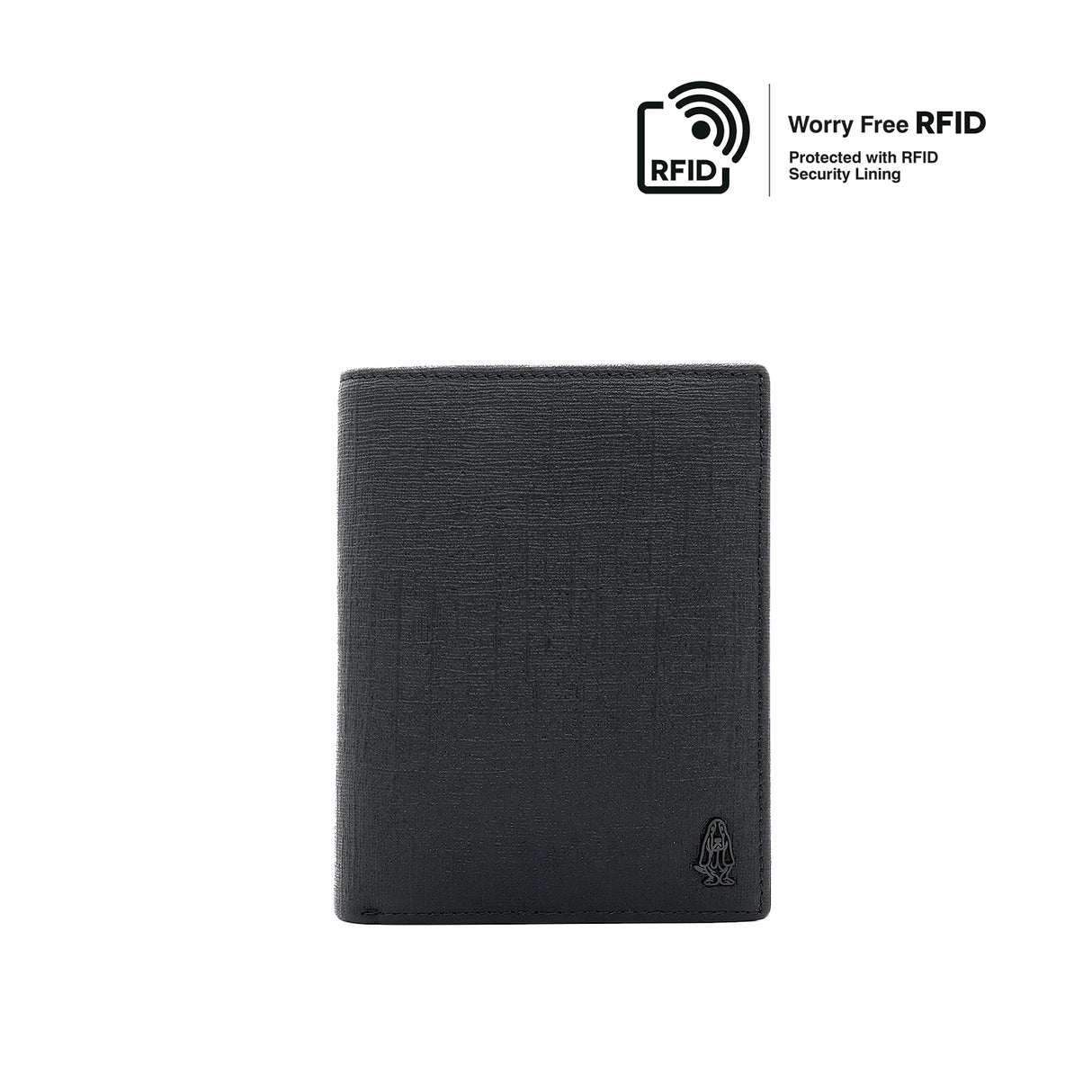 Carlton Passport Holder Wallet Men's Wallet - Black