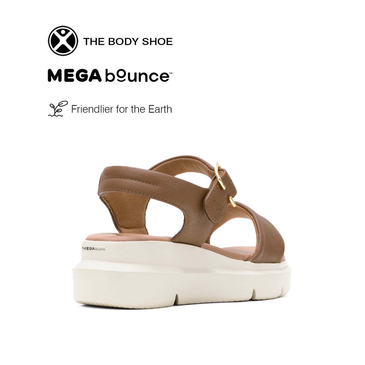 Uplift Qtr Strap Women's Sandals - Tan Leather