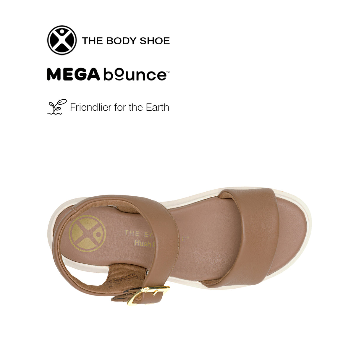 Uplift Qtr Strap Women's Sandals - Tan Leather