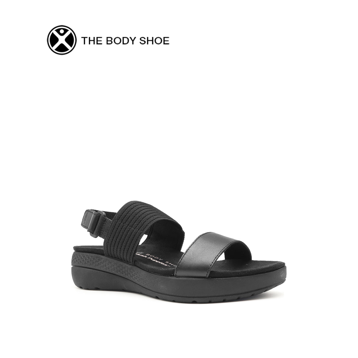 Breathe Goresandal Women's Sandals - Bold Black Leather