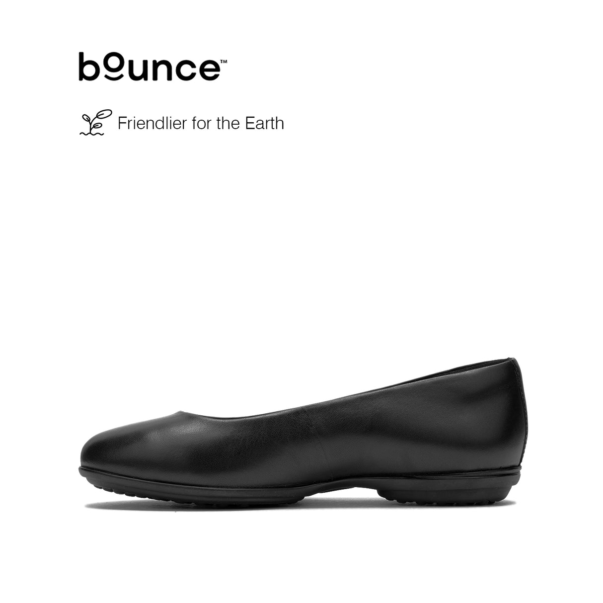 Alice Flat Women's Shoes - Bold Black Leather