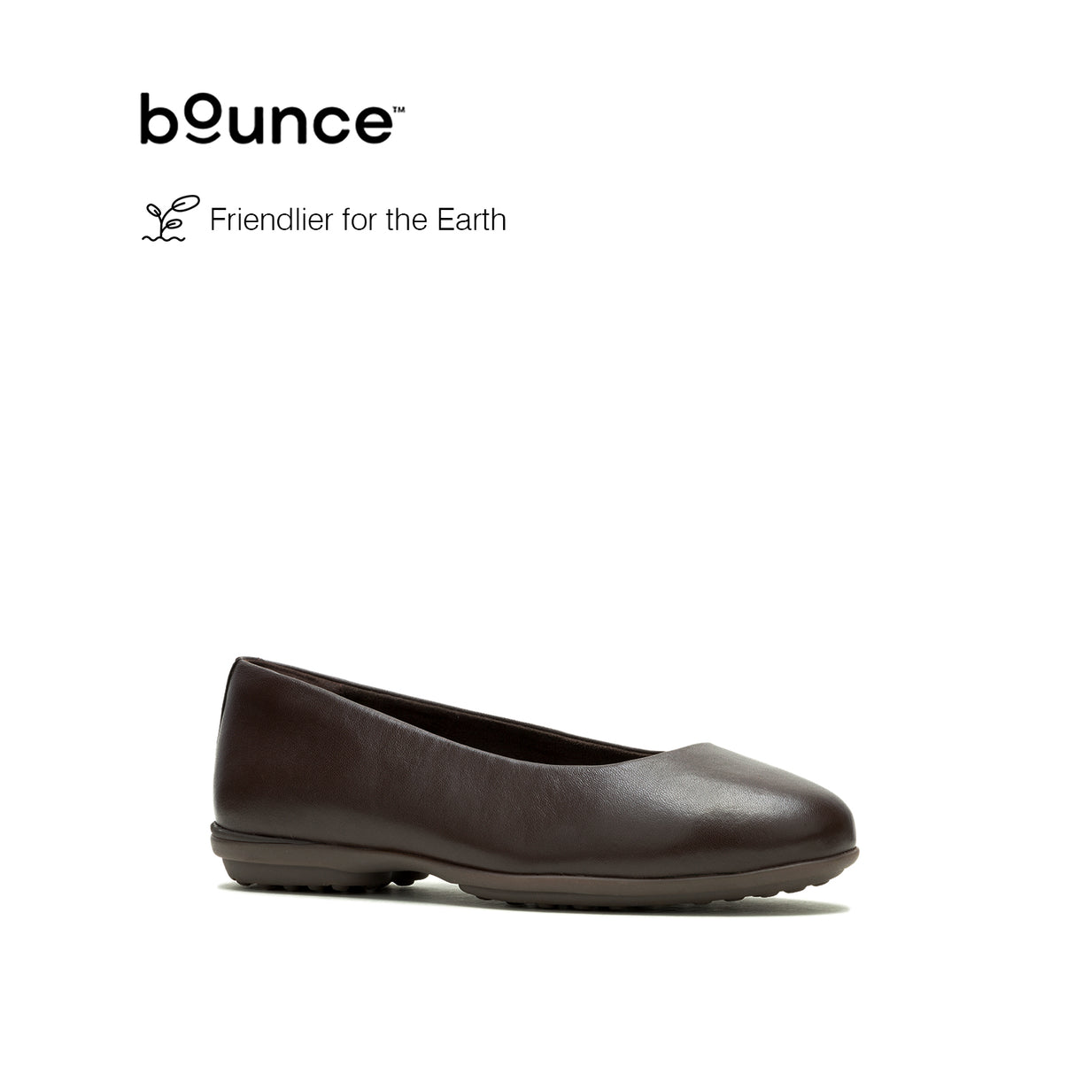 Alice Flat Women's Shoes - Dark Brown Leather