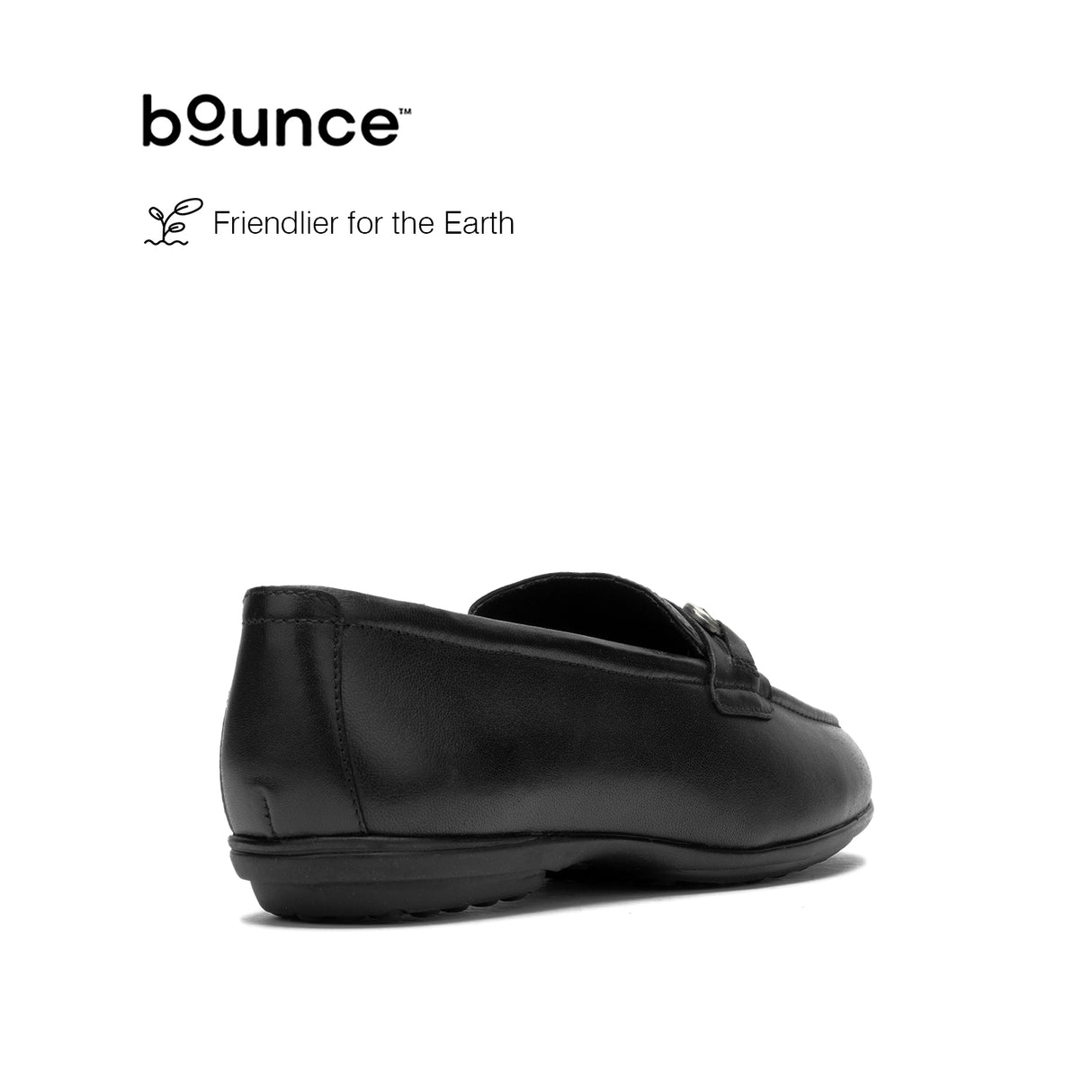 Alice Bit Loafer Women's Shoes - Bold Black Leather
