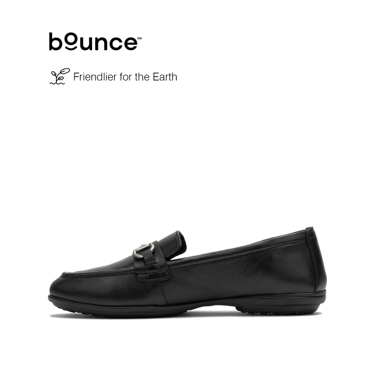 Alice Bit Loafer Women's Shoes - Bold Black Leather