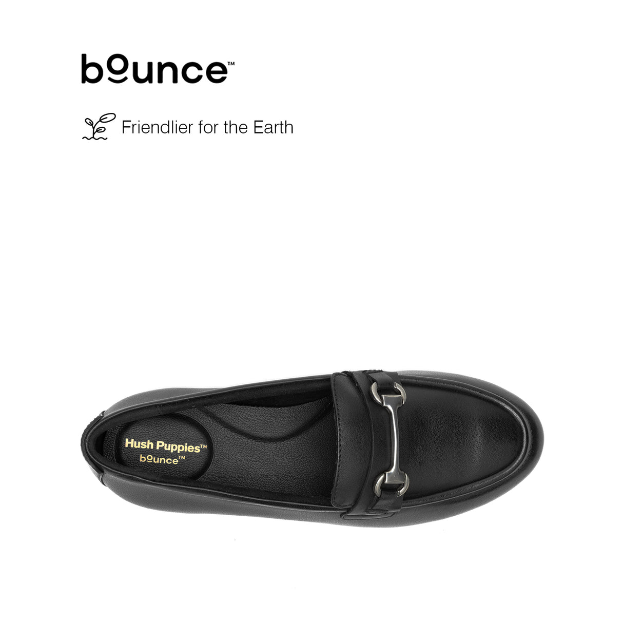 Alice Bit Loafer Women's Shoes - Bold Black Leather