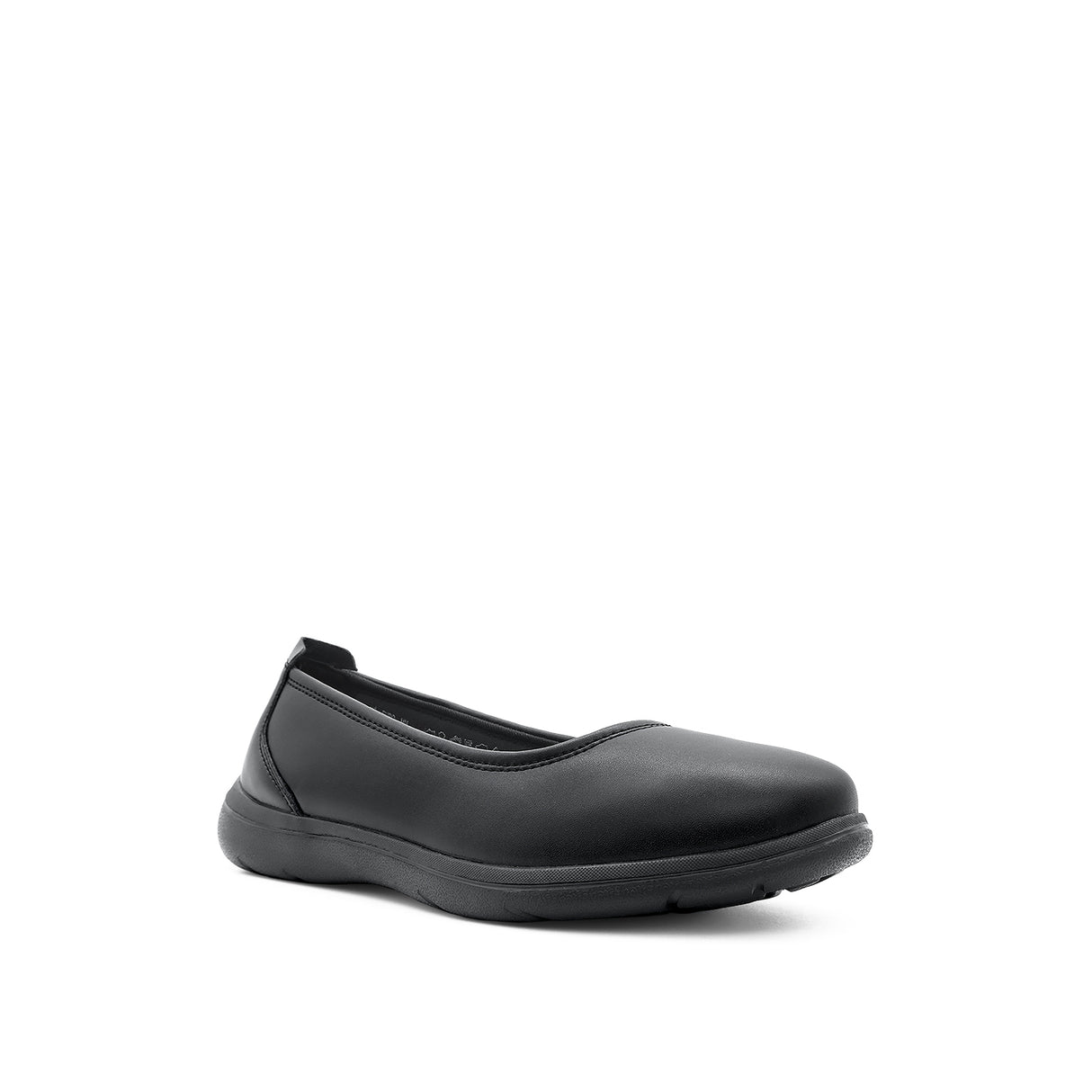 Samara Slip On Women's Shoes - Black Coated Leather