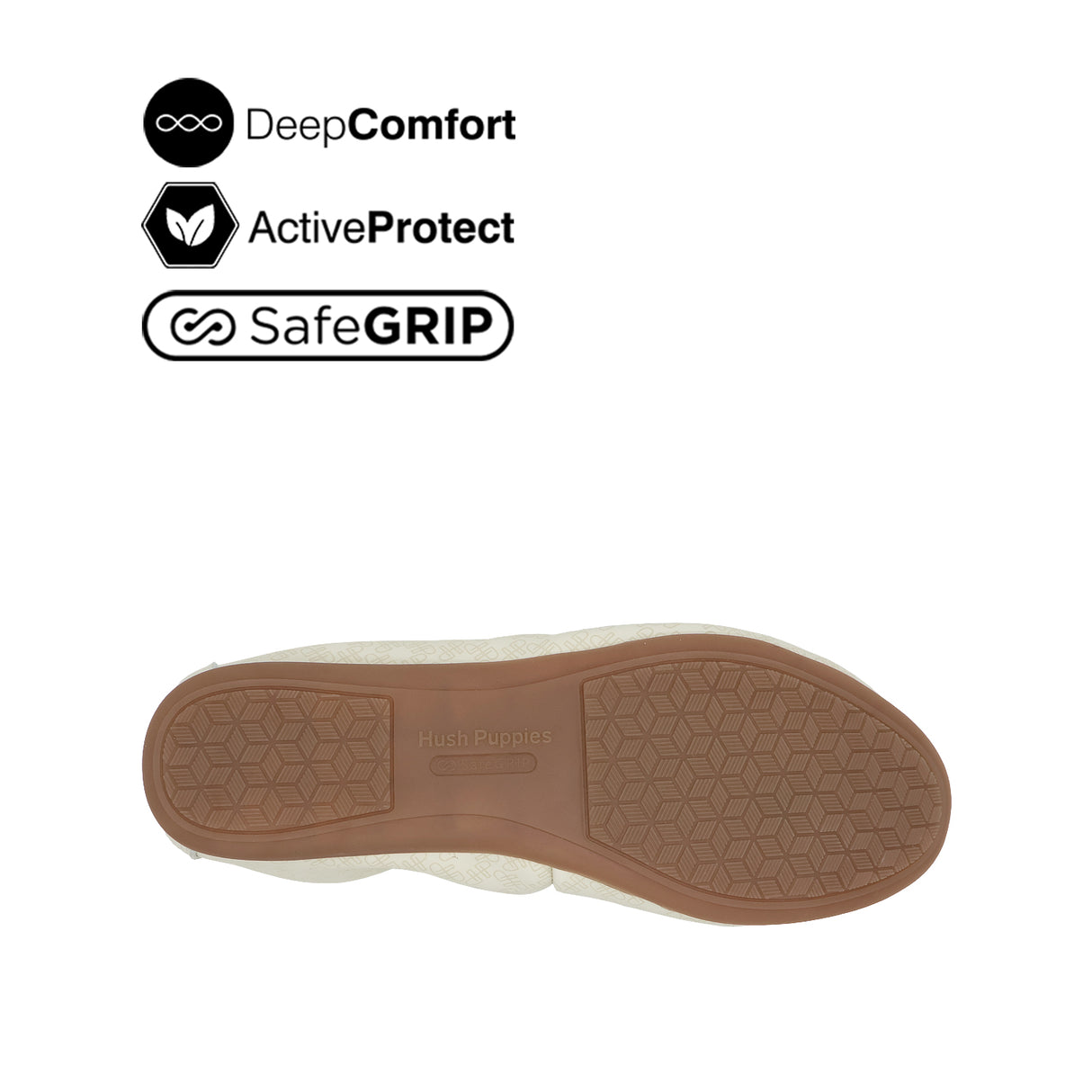 Georgie Slip On Pt Women's Shoes - Cream Monogram Fabric Leather