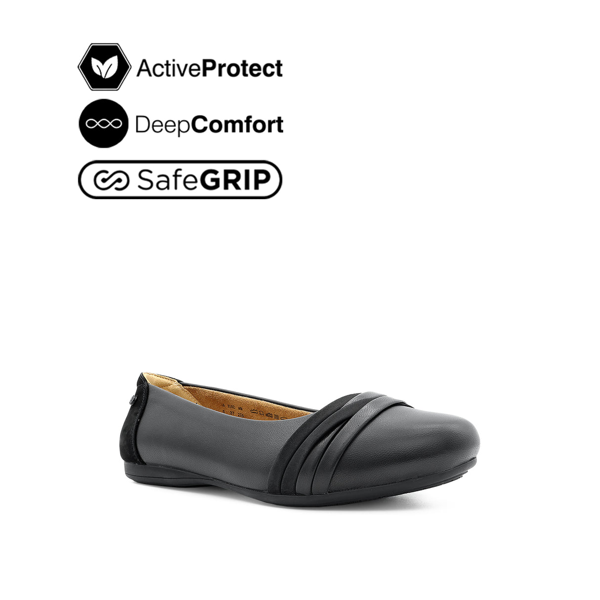 Georgie Ornament Women's Shoes - Black Leather