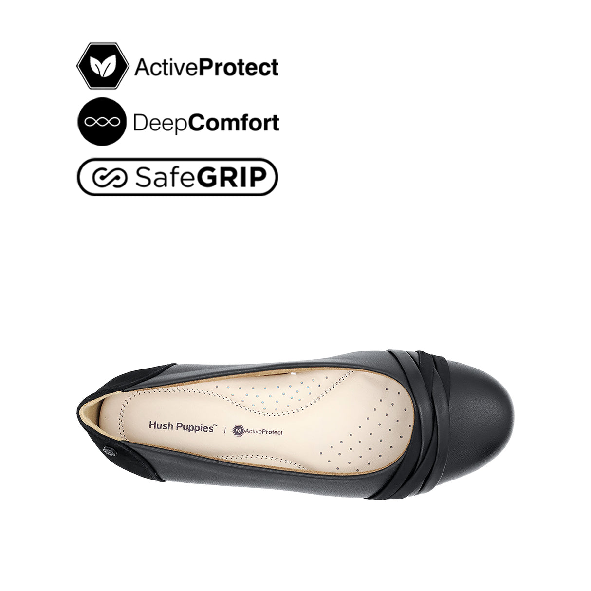 Georgie Ornament Women's Shoes - Black Leather