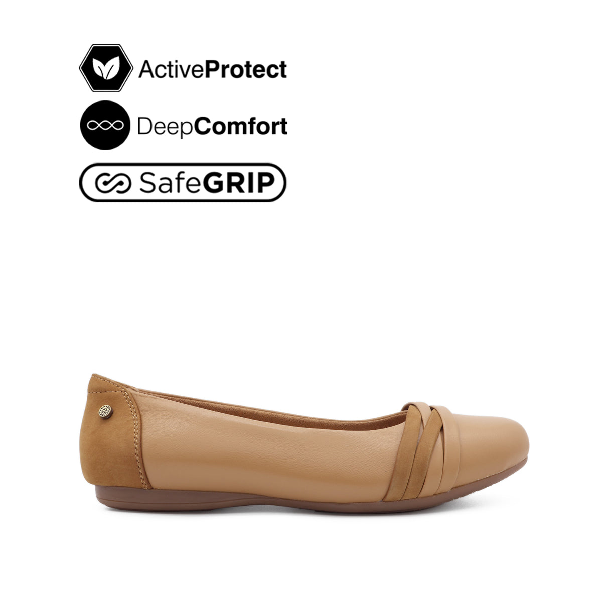 Georgie Ornament Women's Shoes - Light Tan Leather