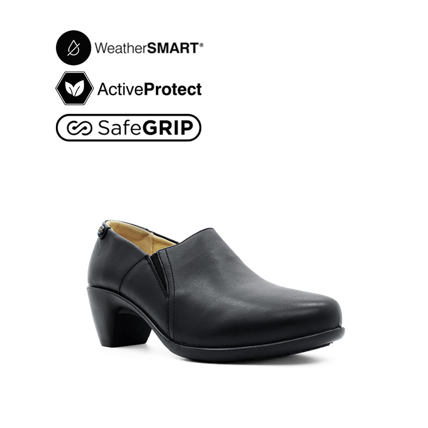 Frances Boots Women's Shoes - Black Leather WP