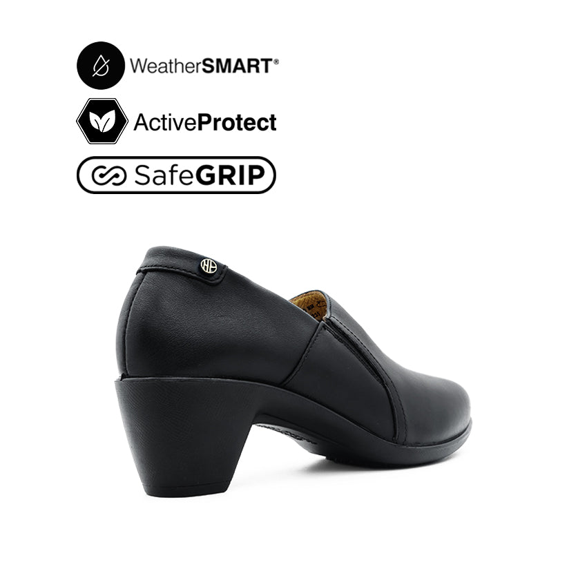 Frances Boots Women's Shoes - Black Leather WP