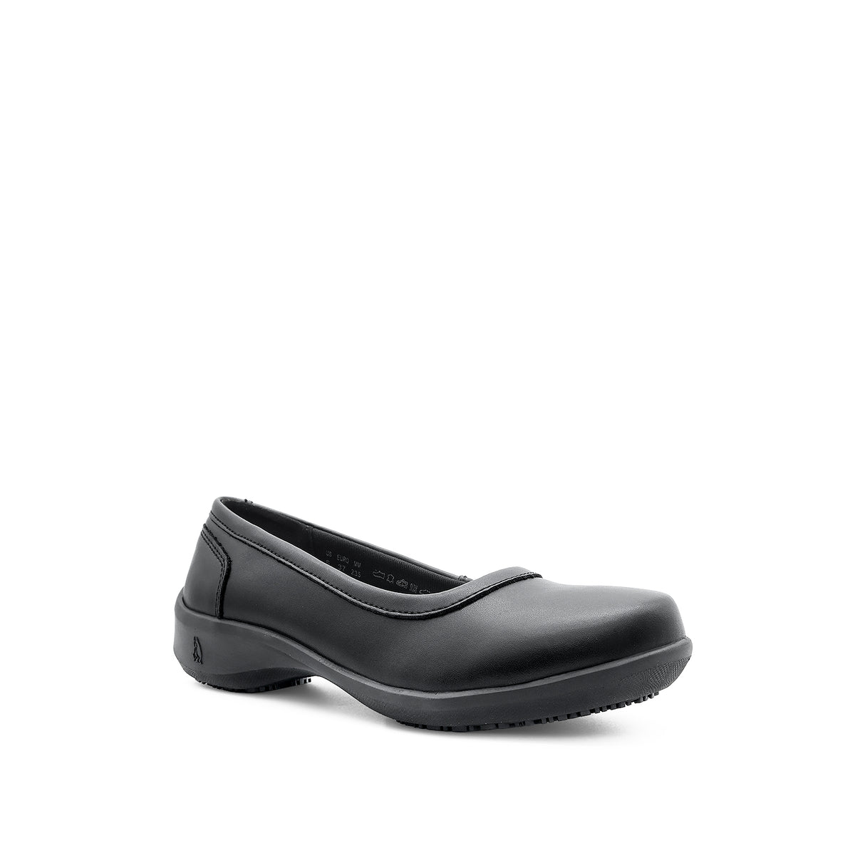 Stacey Slip On Women's Shoes - Black Coated Leather