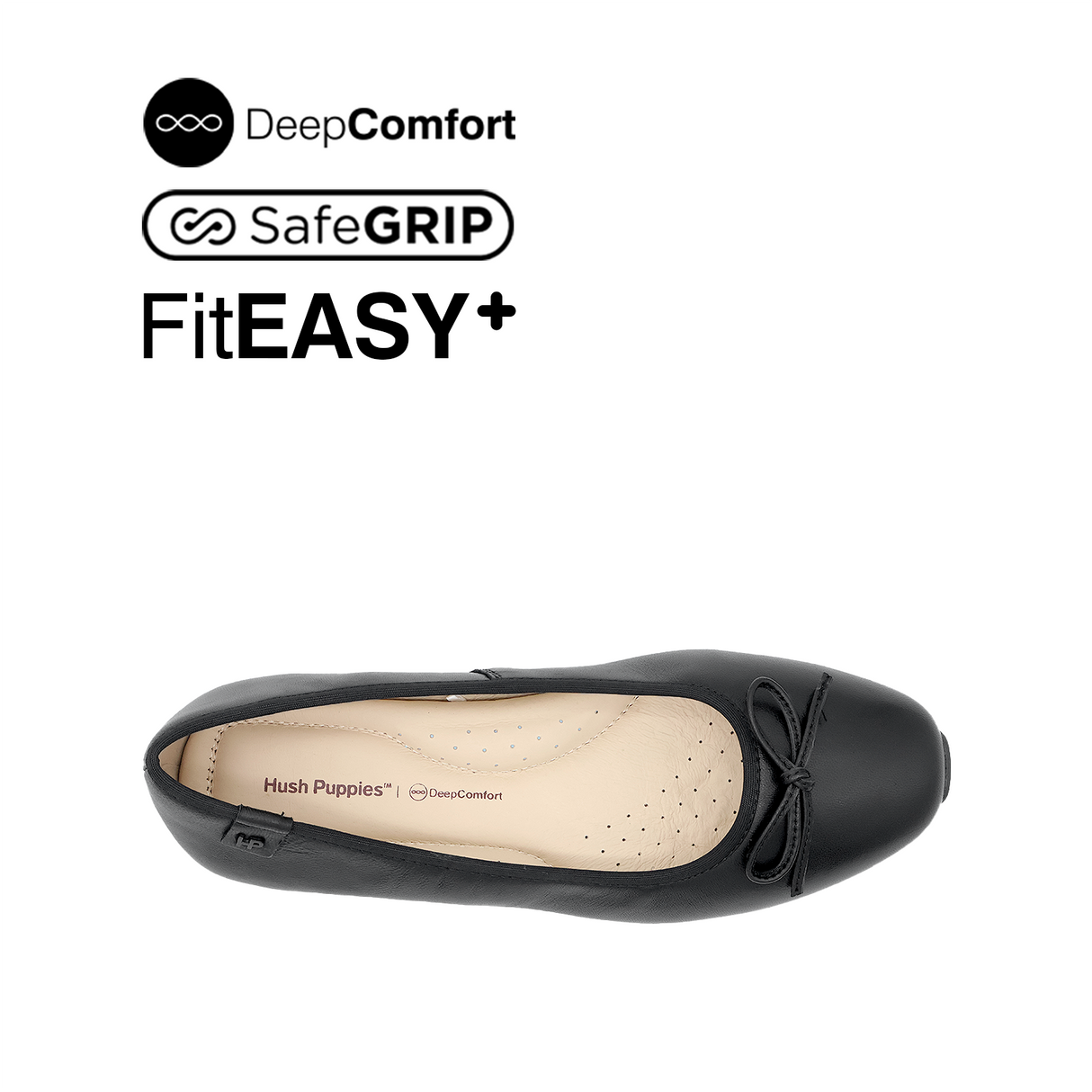 Nicollete Bow Women's Shoes - Black Leather