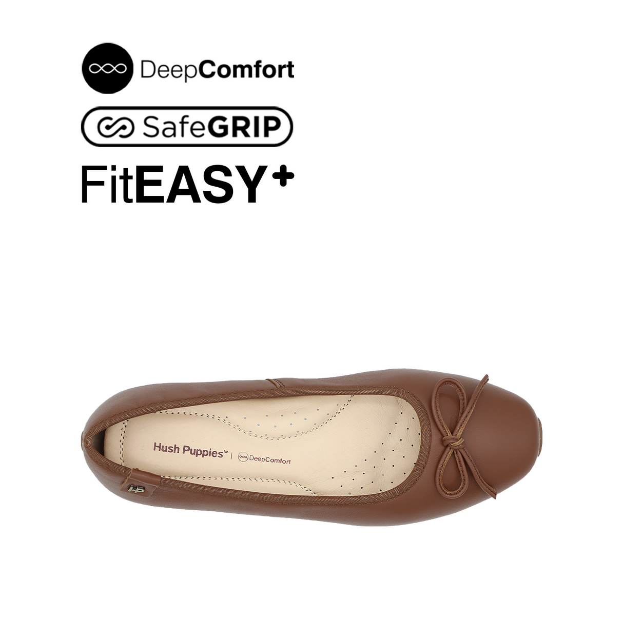 Nicollete Bow Women's Shoes - Tan Leather