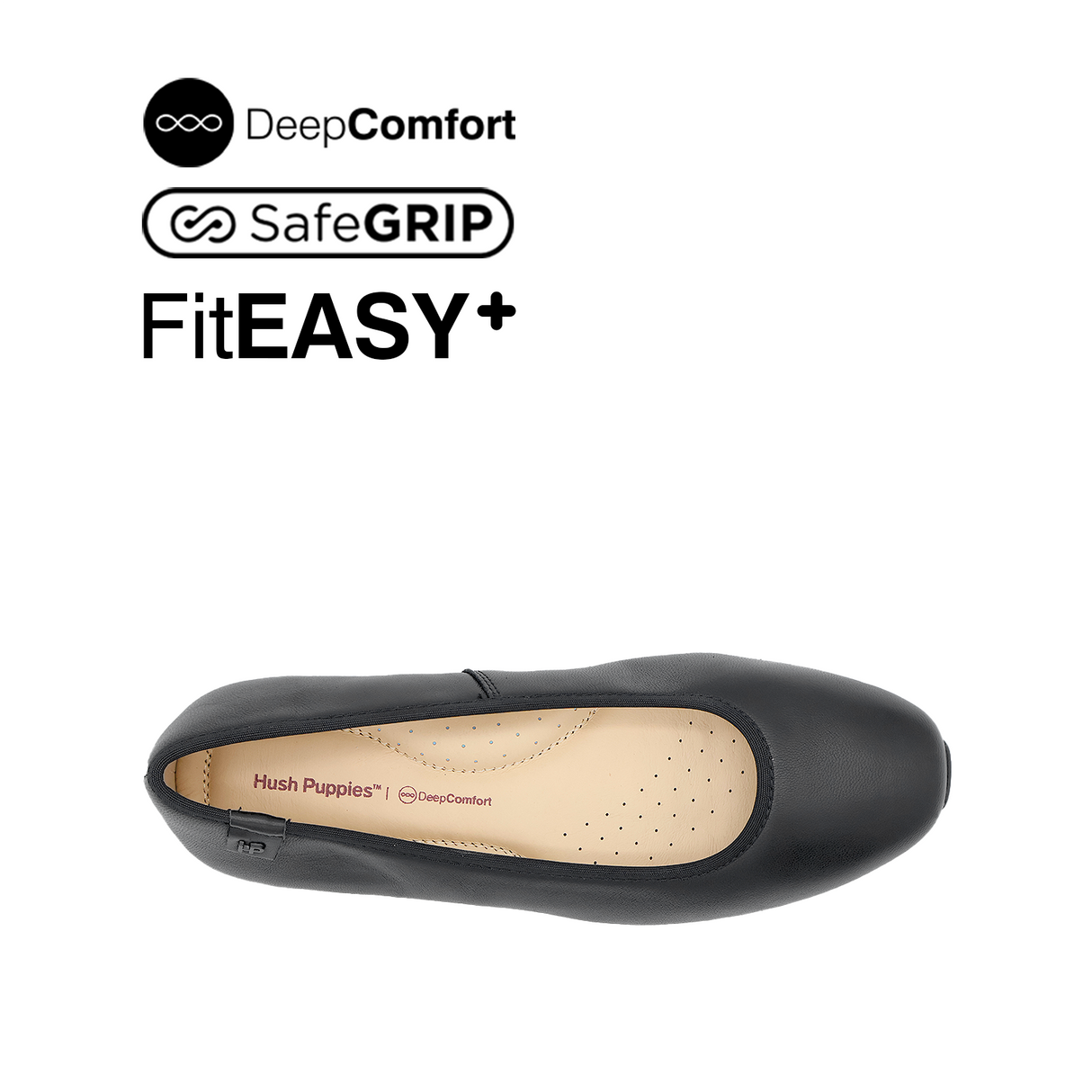 Nicollete Plain Toe Women's Shoes - Black Leather