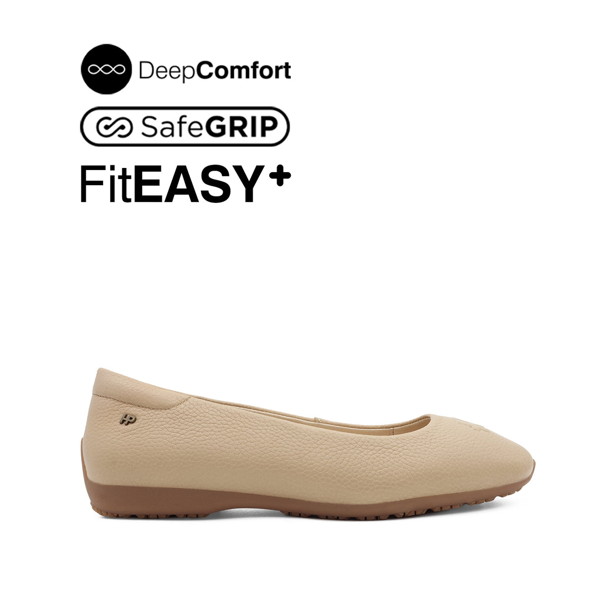 Nicollete Plain Toe Women's Shoes - Blush Leather