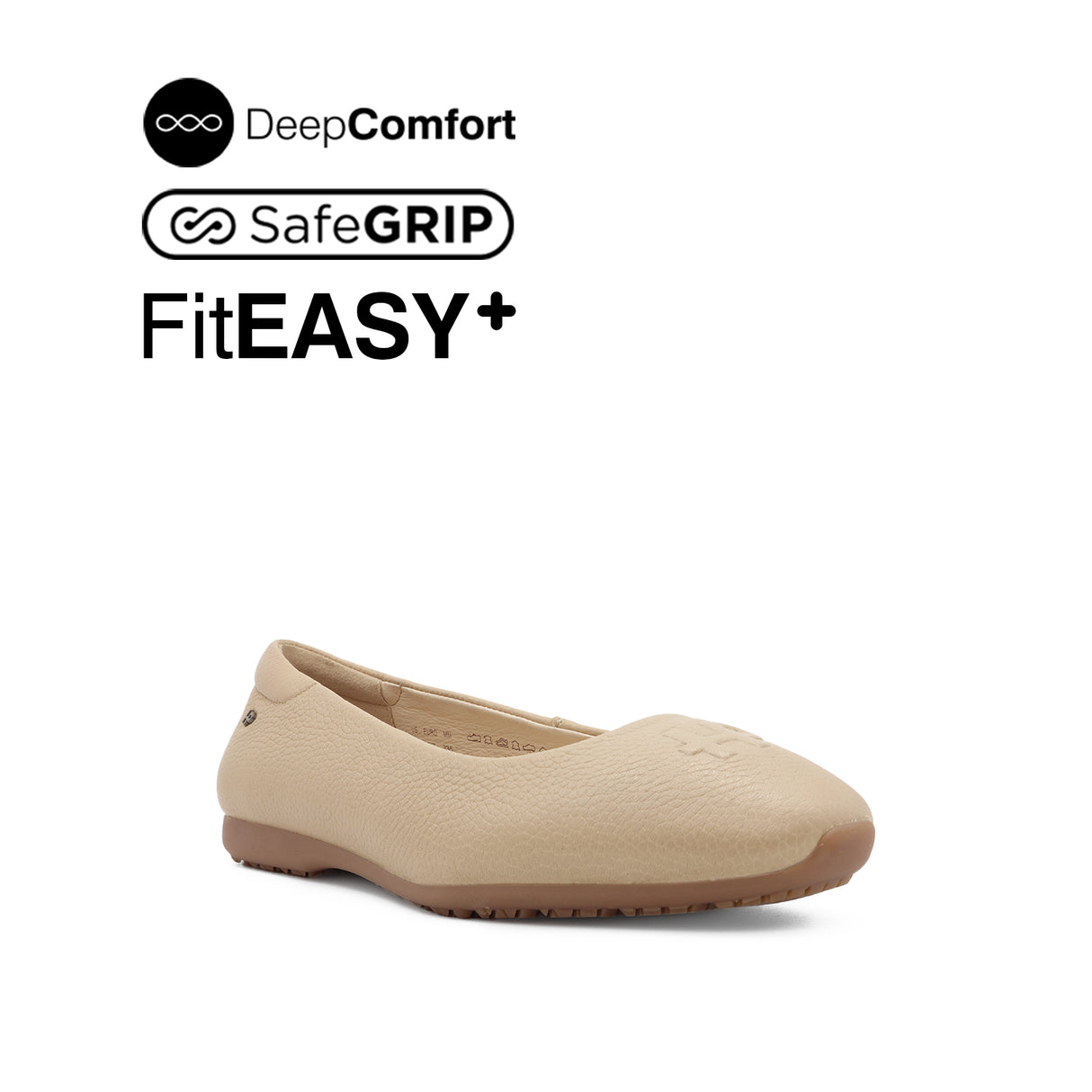 Nicollete Plain Toe Women's Shoes - Blush Leather