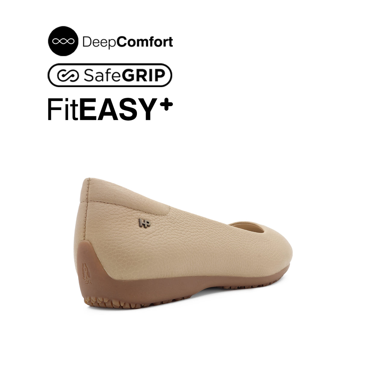 Nicollete Plain Toe Women's Shoes - Blush Leather