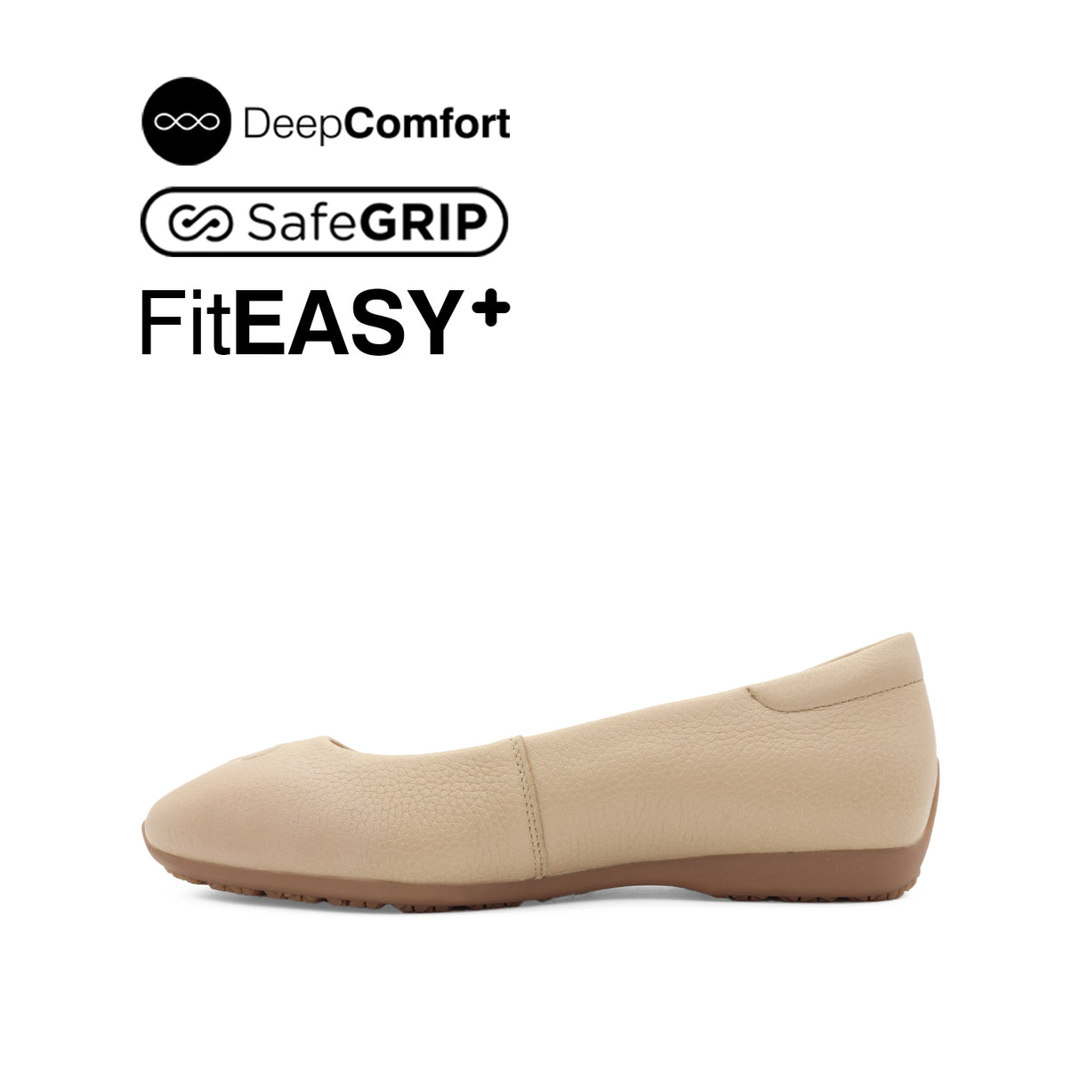 Nicollete Plain Toe Women's Shoes - Blush Leather