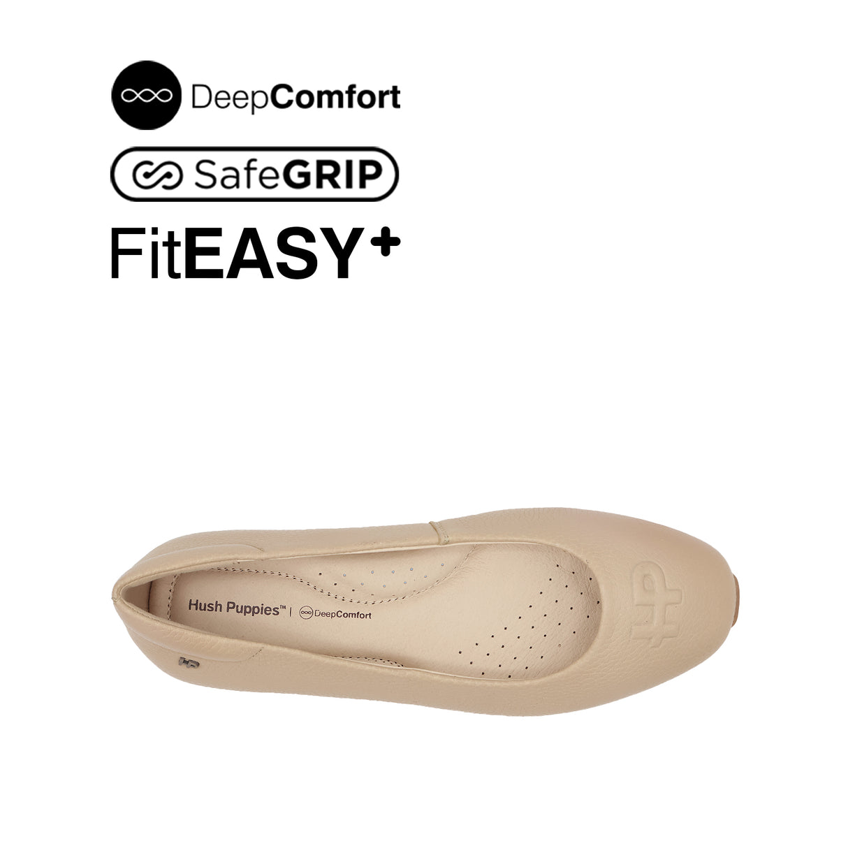 Nicollete Plain Toe Women's Shoes - Blush Leather